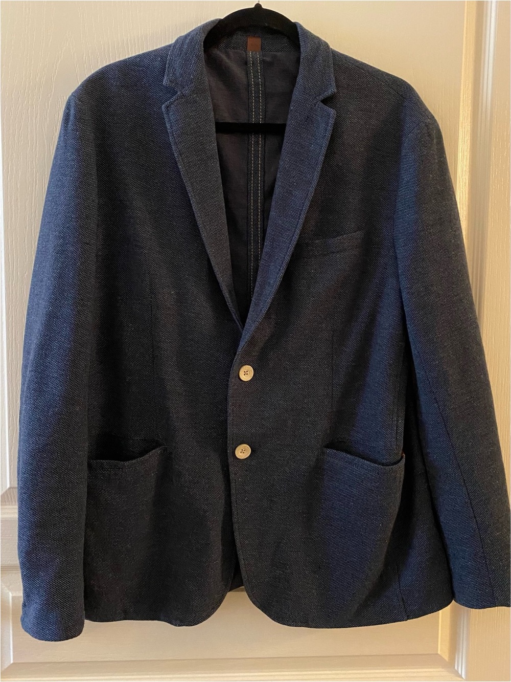 ZARA Men’s Textured Casual Blazer w/ Elbow Patches - US 44